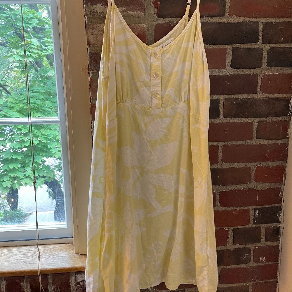 Yellow swim coverup